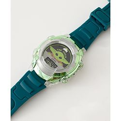 Pine Kids Free Size Digital Watch 23.5 cm - Green & Black