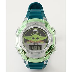 Pine Kids Free Size Digital Watch 23.5 cm - Green & Black