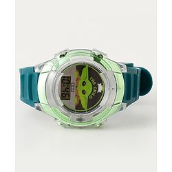 Pine Kids Free Size Digital Watch 23.5 cm - Green & Black