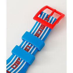 Pine Kids Mravel Print Free Size Digital Watch 23.5 cm - Red & Blue