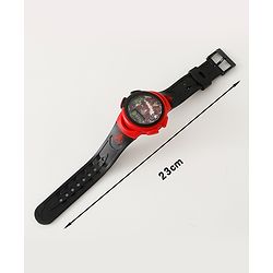 Pine Kids Marvel Digital Watch For Boys - Red & Black