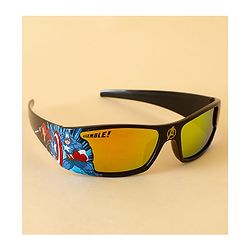 Pine Kids Marvel Sunglasses With Avengers Print - Black