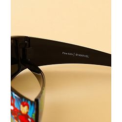 Pine Kids Marvel Sunglasses With Avengers Print - Black