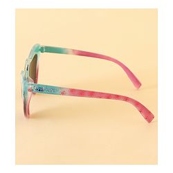 Pine Kids Stitch Theme Printed   Heart Style Eye Sunglasses-  Light Blue