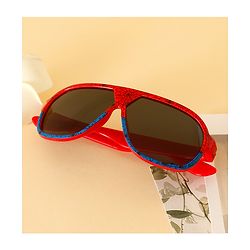 Pine Kids Marvel Sunglasses With Spider Man Print - Red