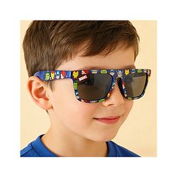 Pine Kids Marvel Sunglasses With Avengers Print - Blue