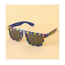 Pine Kids Marvel Sunglasses With Avengers Print - Blue