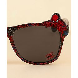 Pine Kids Spider Man Theme Printed Sunglasses - Red