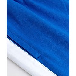 Pine Kids Knit Full Length Lounge Pant With Text Print - Blue