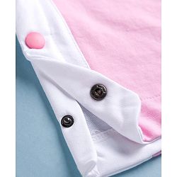 Pine Kids Knit Full Length Track Pant with Tape Detailing & Pockets - Pink
