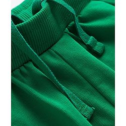 Pine Kids Knit Full Length Lounge Pant With Text Print - Green