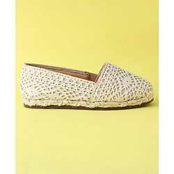 Pine Kids Slip On Solid Mojaris - Beige
