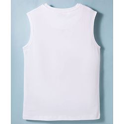 Pine Kids Cotton Woven Full Sleeves Solid Shirt With Basketball Champion Tank Top - Red