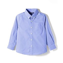 Pine Kids Cotton Woven Full Sleeves Shirt With Checks - Blue
