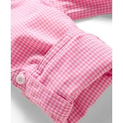 Pine Kids Cotton Woven Full Sleeves Shirt With Checks - Pink