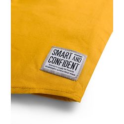 Pine Kids Cotton Woven Full Sleeves Solid Shirt - Mustard