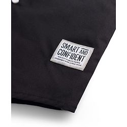 Pine Kids Cotton Woven Full Sleeves Solid Shirt - Black
