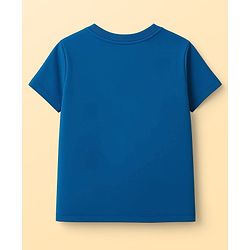 Pine Kids Cotton Knit Half Sleeves T-Shirts with Text Graphic Pack of 3 - Navy Blue Pink & White