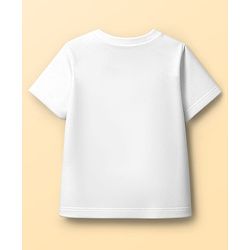 Pine Kids Cotton Knit Half Sleeves T-Shirts with Text Graphic Pack of 3 - Navy Blue Pink & White