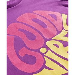 Pine Kids Cotton Knit Half Sleeves T-Shirts with Text Print Pack of 5 - Multicolor