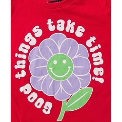 Pine Kids Cotton Knit Half Sleeves T-Shirts with Text Print Pack of 5 - Multicolor