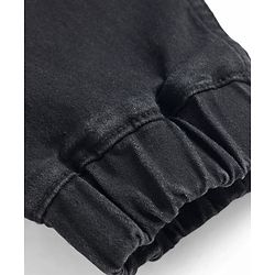Pine Kids Denim Woven Full Length Washed Jeans - Black