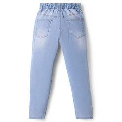 Pine Kids Full Length Washed Denim Jeans - Light Blue