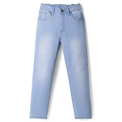 Pine Kids Full Length Washed Denim Jeans - Light Blue