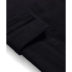 Pine Kids Denim Woven Full Length Washed Jeans - Black