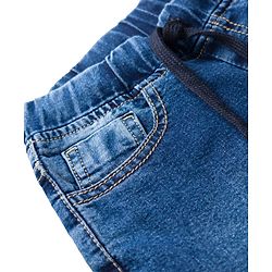 Pine Kids Denim Woven Full Length Washed Jeans - Blue