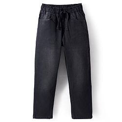 Pine Kids Denim Woven Full Length Washed Jeans - Blue