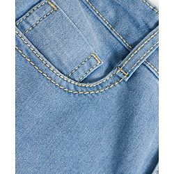 Pine Kids Denim Woven Full Length Washed Jeans -Light Blue