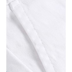 Pine Kids Cotton Elastane Woven Full Length Solid Trouser - White