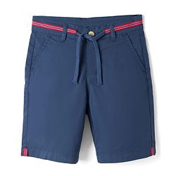 Pine Kids Cotton Woven Above Knee Length Solid Shorts - Beige
