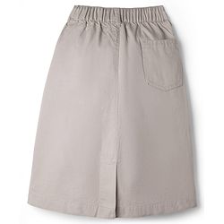 Pine Kids Cotton Woven Mid Calf Solid Skirt - Tan
