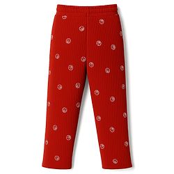 Pine Kids Drop Needle Half Sleeves  Co-ords Night Suits with Basketball Print - Red Orche