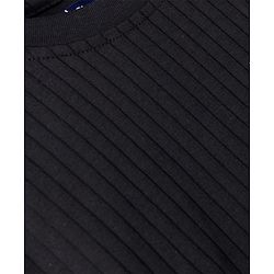 Pine Kids Drop Needle  Half Sleeves Solid Colour Co-ords Night Suit - Navy Blue