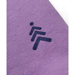 Pine Kids Cotton Lycra Knit Full Length Leggings With Polka Dot Print Pack Of 2 - Purple & Black