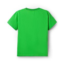 Pine Kids Single Jersey Knit Half Sleeves T-Shirt & Shorts Night Suit with Yacht Print - Green