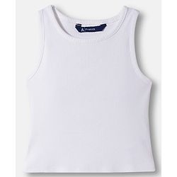 Pine Kids Cotton Woven Half Sleeves Solid Color Top & Inner Tee - Purple