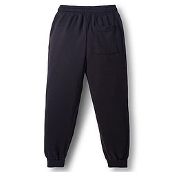 Pine Kids Looper Knit Full Length Lounge Pant with Tape Detailing - Black