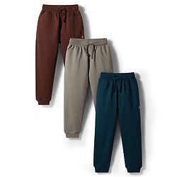 Pine Kids Knit Full Length Solid Color Lounge Pants Pack of 3 ( Color May Vary )