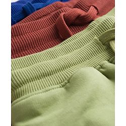 Pine Kids Knit Full Length Lounge Pant With Logo Print Pack Of 3 - Colour May Vary