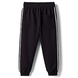 Pine Kids Knit Full Length Lounge Pant With Stay Strong Print - Black