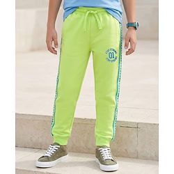 Pine Kids Knit Full Length Lounge Pant With Stay Strong Print - Black
