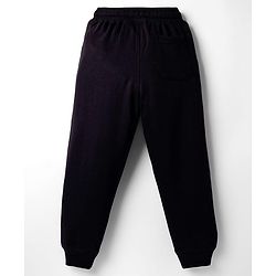 Pine Kids Knit Full Length Solid Color Lounge Pant - Black