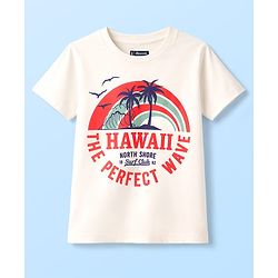 Pine Kids Cotton Knit T-Shirts with Graphic Print Multi Colors 6-7 Years