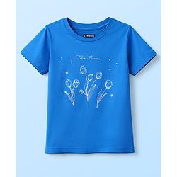 Pine Kids Cotton Knit T-Shirts with Graphic Print Multi Colors 6-7 Years