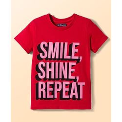 Pine Kids Cotton Knit Half Sleeves T-Shirts with Floral Print Pack of 5 - Multicolor