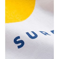 Pine Kids Cotton Knit Half Sleeves T-Shirt with Text Graphic - White